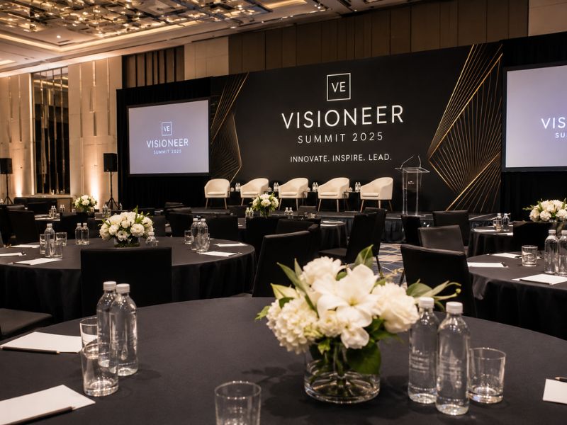 Decoração para eventos empresariais