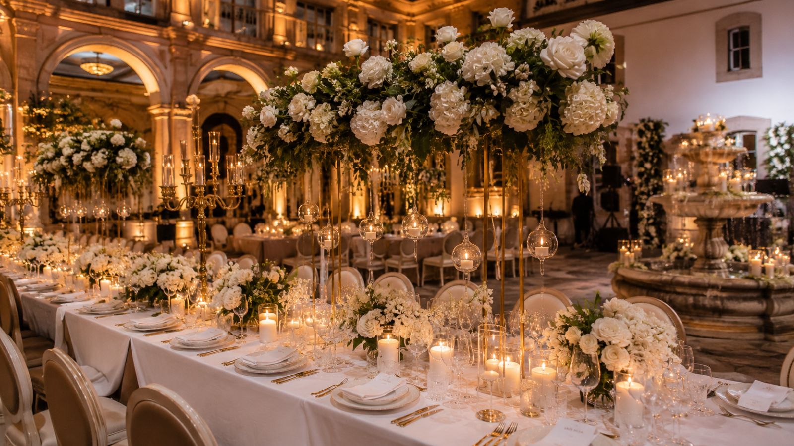 Decoração elegante para eventos