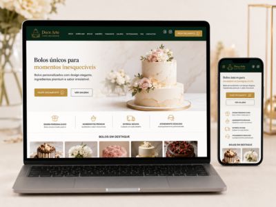 Exemplo para cake design