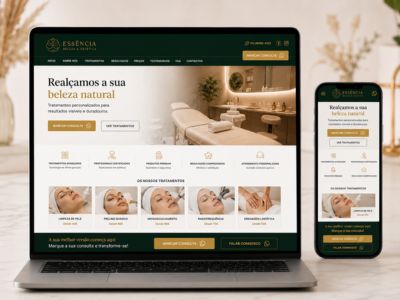Exemplo para estética e beleza