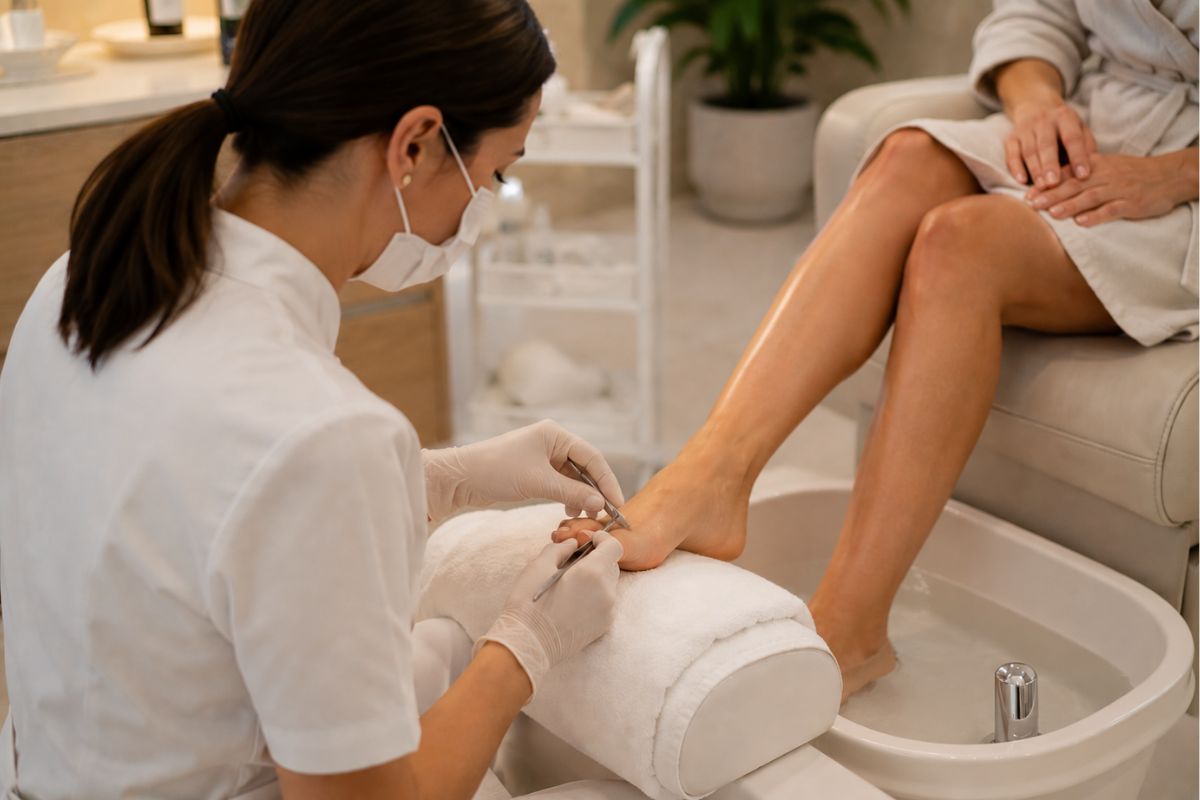 Pedicure e cuidado das unhas